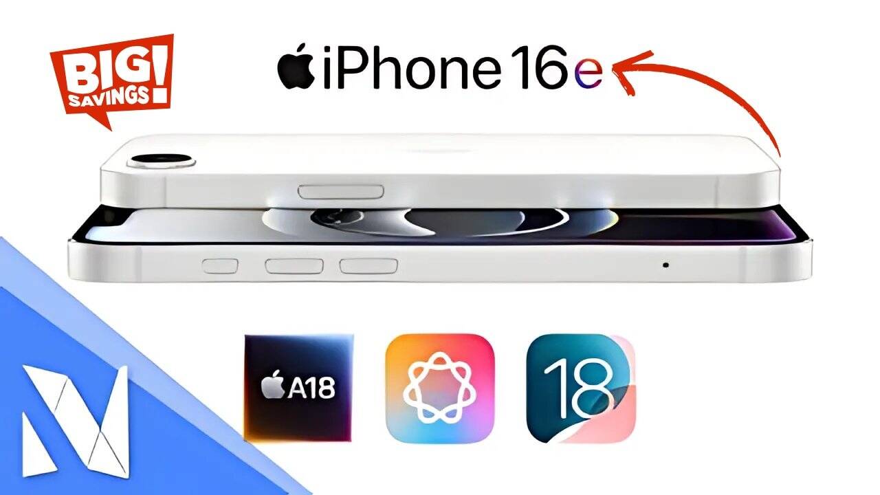 iPhone 16e coming with 15.49 cm (6.1 inch) Super Retina XDR Display and A18 Chip 6 Core Processor